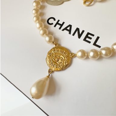 CHANEL Statement Perlen Halskette