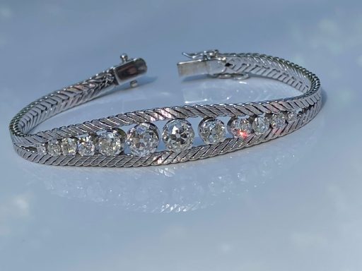 Diamantarmband Weißgold